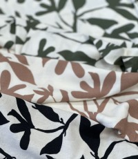 Linen Viscose Cotton Print (Wash)